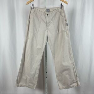 Vintage Silver Jeans Canada Size 30 Wide Leg Canvas Cargo Pants Y3K Baggy Loose
